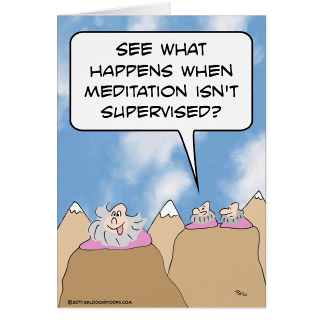 gurus meditation isn't supervised (Front)