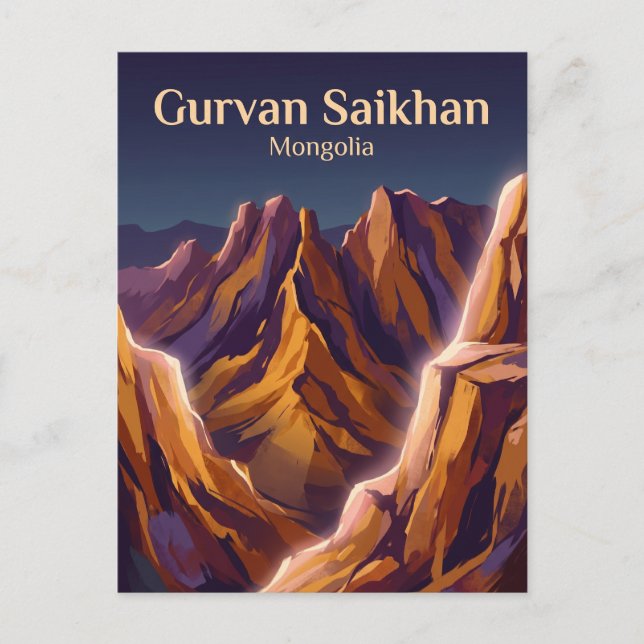 Gurvan Saikhan National Park Mongolia Postcard (Front)