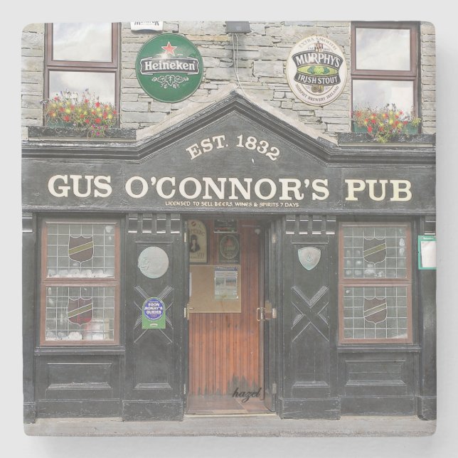 Gus O Connors,Doolin, Co. Clare, Irish Pub Coaster (Front)