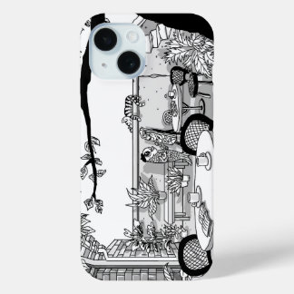 Gusandong Library Village Mural iPhone case