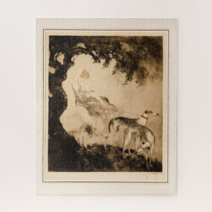 Gust of Wind by Louis Icart Jigsaw Puzzle