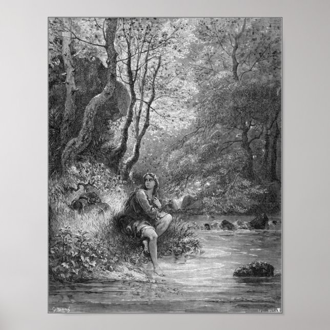 GUSTAV DORE-SCENE FROM DON QUIXOTE-PRINT POSTER (Front)