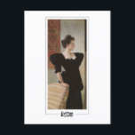 Gustav Klimt #372 - Fine Art Postcard<br><div class="desc">Gustav Klimt - Portrait Of Marie Breunig 1894. Art & signature postcard #372 by The Zedign House. For more images & designs from Gustav Klimt - Paintings & Drawings,  visit https://books.zedign.com/zas/166.html</div>