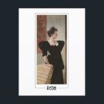 Gustav Klimt #372 - Fine Art Postcard<br><div class="desc">Gustav Klimt - Portrait Of Marie Breunig 1894. Art & signature postcard #372 by The Zedign House. For more images & designs from Gustav Klimt - Paintings & Drawings,  visit https://books.zedign.com/zas/166.html</div>