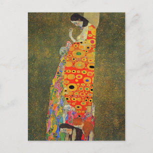 Gustav Klimt Abandoned Hope Postcard