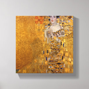 Gustav Klimt - Adele Bloch-Bauer I. Canvas Print