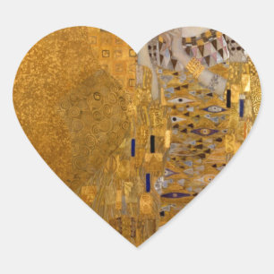 Gustav Klimt - Adele Bloch-Bauer I. Heart Sticker