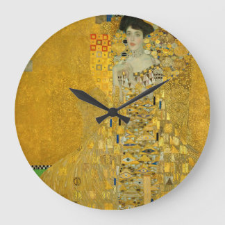 Gustav Klimt "Adele Bloch-Bauer I" Large Clock