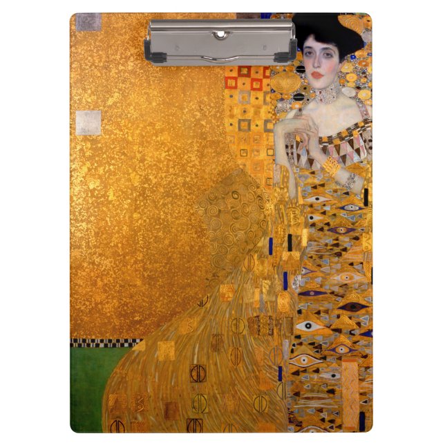 Gustav Klimt Adele Portrait Clipboard (Front)