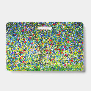 Gustav Klimt Apple Tree Badge