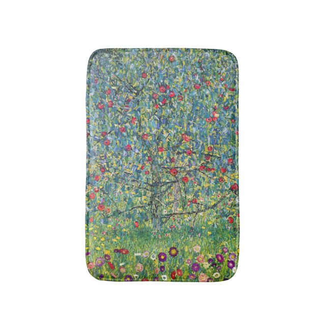 Gustav Klimt - Apple Tree Bath Mat (Front Vertical)