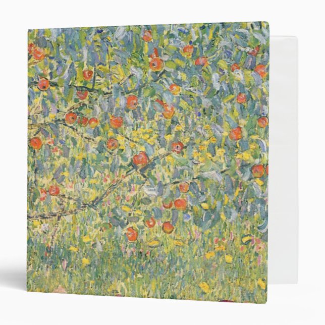 Gustav Klimt Apple Tree Binder (Front/Inside)