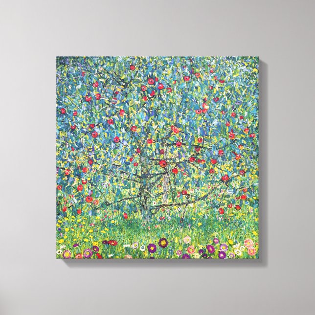 Gustav Klimt - Apple Tree Canvas Print (Front)