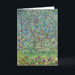 Gustav Klimt - Apple Tree Card<br><div class="desc">Apple Tree I - Gustav Klimt, Oil on Canvas, 1907</div>