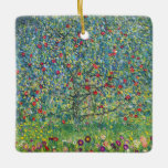Gustav Klimt - Apple Tree Ceramic Ornament<br><div class="desc">Apple Tree I - Gustav Klimt,  Oil on Canvas,  1907</div>