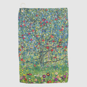 Gustav Klimt - Apple Tree Golf Towel