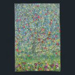 Gustav Klimt - Apple Tree Kitchen Towel<br><div class="desc">Apple Tree I - Gustav Klimt,  Oil on Canvas,  1907</div>