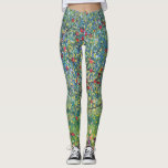 Gustav Klimt - Apple Tree Leggings<br><div class="desc">Apple Tree I - Gustav Klimt, Oil on Canvas, 1907</div>