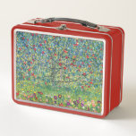 Gustav Klimt - Apple Tree Metal Lunch Box<br><div class="desc">Apple Tree I - Gustav Klimt,  Oil on Canvas,  1907</div>