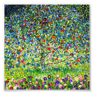 Gustav Klimt Apple Tree Photo Print