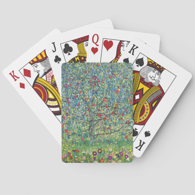 Gustav Klimt - Apple Tree Playing Cards (Back)