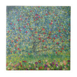 Gustav Klimt - Apple Tree Tile<br><div class="desc">Apple Tree I - Gustav Klimt,  Oil on Canvas,  1907</div>