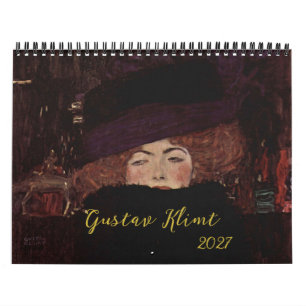 Gustav Klimt Art Nouveau Artist 2027 Calendar