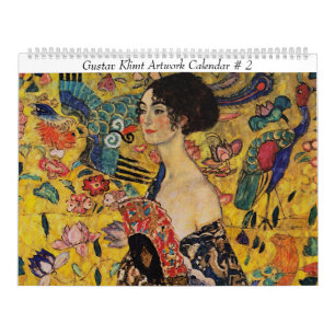 Gustav Klimt Artwork Number 2 Calendar