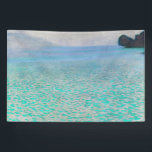 Gustav Klimt - Attersee Banner<br><div class="desc">Attersee - Gustav Klimt,  Oil on Canvas,  1910</div>