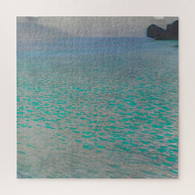 Gustav Klimt Attersee Jigsaw Puzzle (Vertical)