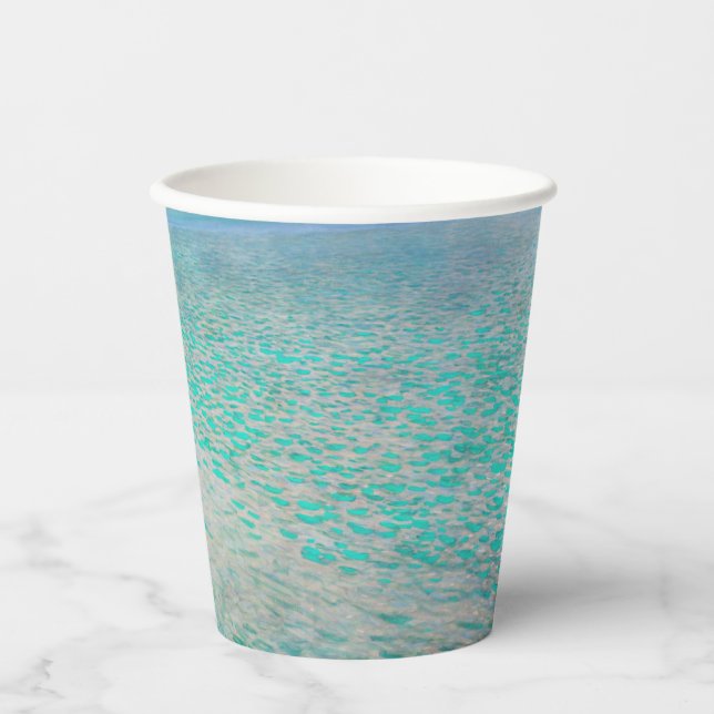 Gustav Klimt - Attersee Paper Cups (Front)