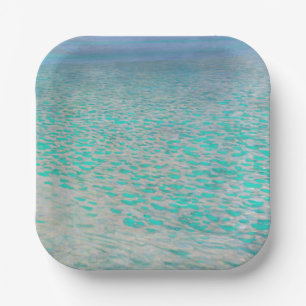 Gustav Klimt - Attersee Paper Plate