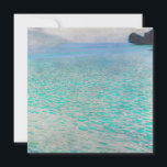 Gustav Klimt - Attersee Thank You Card<br><div class="desc">Attersee - Gustav Klimt,  Oil on Canvas,  1910</div>