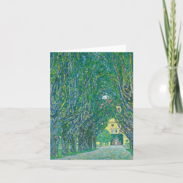 Gustav Klimt Avenue Schloss Kramer Park Carte pour (Devant)