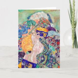 Gustav Klimt - Baby / Cradle Card