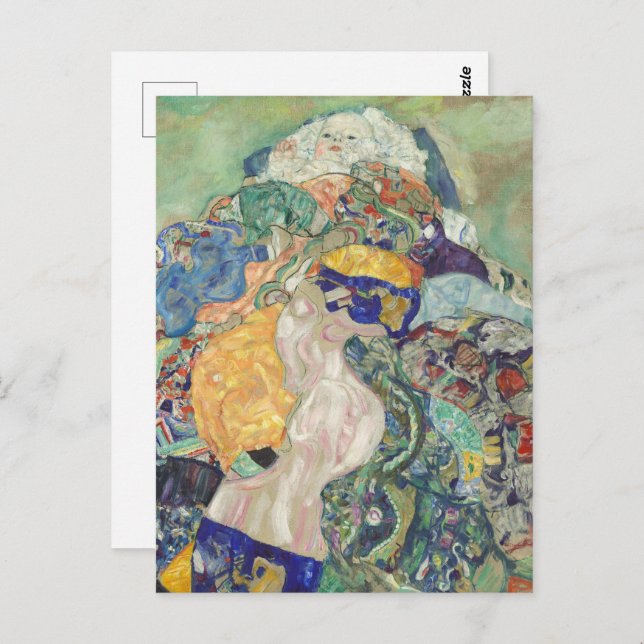 Gustav Klimt - Baby (Cradle) Fine Art Postcard (Front/Back)