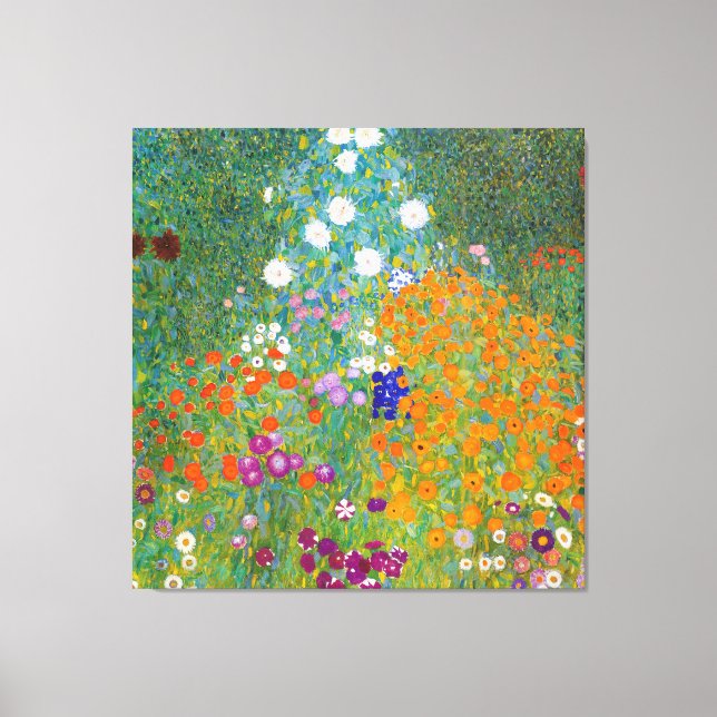 Gustav Klimt - Bauerngarten (1907) Canvas Print (Front)