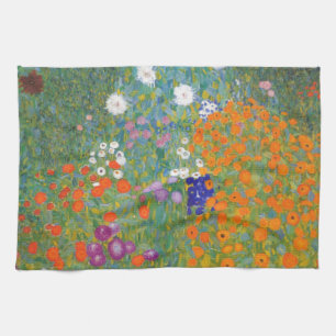 Gustav Klimt // Bauerngarten // Farm Garden Kitchen Towel