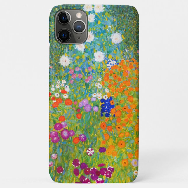 Gustav Klimt Bauerngarten Flower Garden Fine Art Case-Mate iPhone Case (Back)