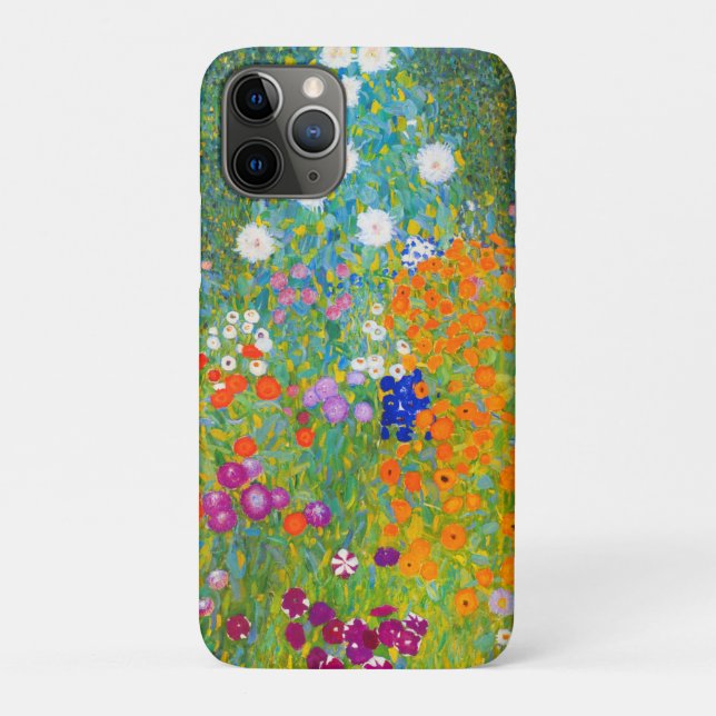 Gustav Klimt Bauerngarten Flower Garden Fine Art Case-Mate iPhone Case (Back)