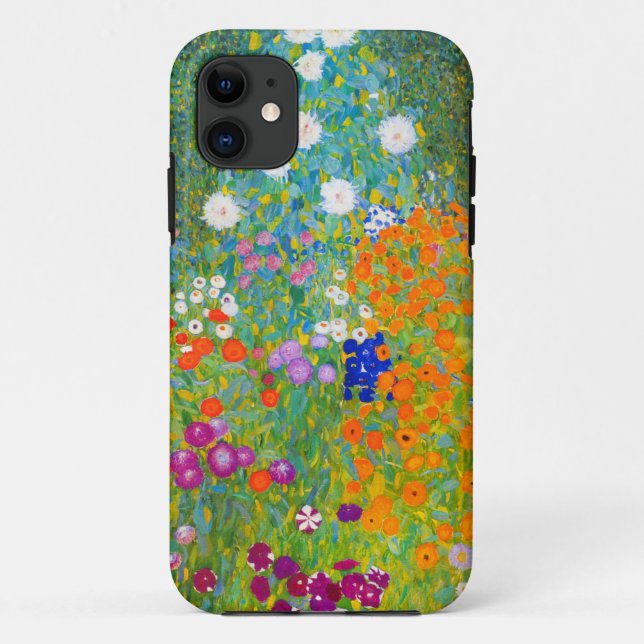 Gustav Klimt Bauerngarten Flower Garden Fine Art Case-Mate iPhone Case (Back)