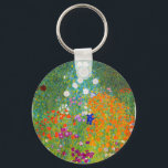 Gustav Klimt Bauerngarten Flower Garden Fine Art Keychain<br><div class="desc">Gustav Klimt Bauerngarten Flower Garden Fine Art Keychain</div>