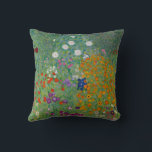 Gustav Klimt Bauerngarten Flower Garden Fine Art Throw Pillow<br><div class="desc">Gustav Klimt Bauerngarten Flower Garden Fine Art</div>