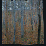 Gustav Klimt, Beech Grove 1<br><div class="desc">Shower curtain with the Gustav Klimt art painting called "Beech Grove 1". "Beech Grove 1" painting is a painting with white beech tree trunks on a brown and grey background. Customizable.</div>