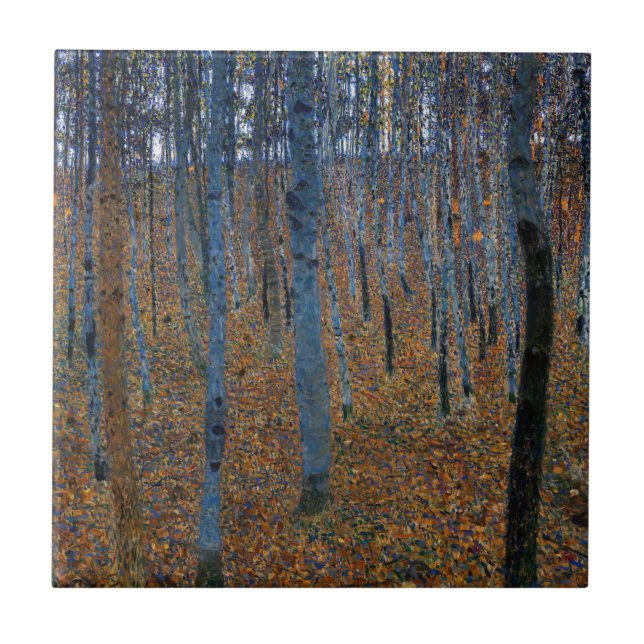 Gustav Klimt - Beech Grove I Tile (Front)