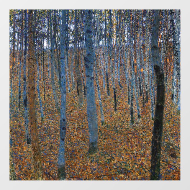 Gustav Klimt - Beech Grove I Window Cling (Sheet)