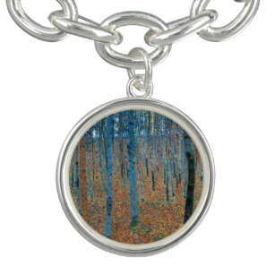 Gustav Klimt Beech Tree Forest Grove Bracelet