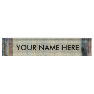 Gustav Klimt Beech Tree Forest Grove Nameplate