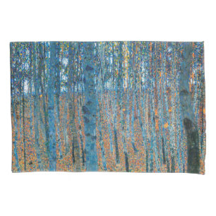 Gustav Klimt Beech Tree Forest Grove Pillowcase
