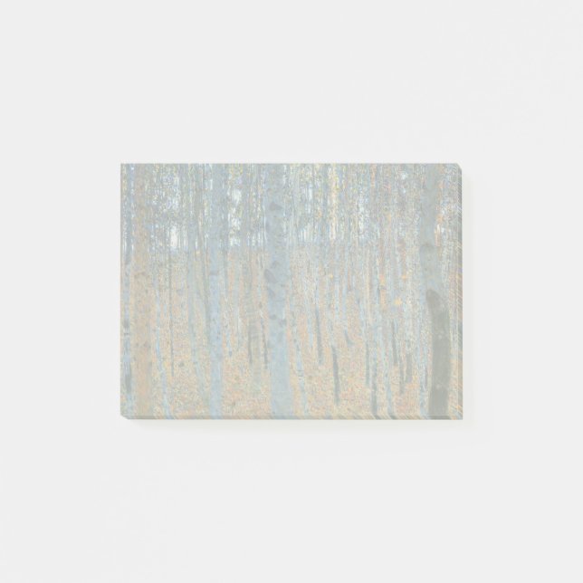 Gustav Klimt Beech Tree Forest Grove Post-it Notes (Front)